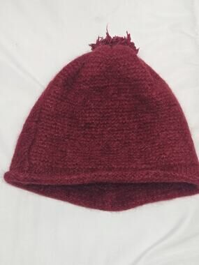 Vtg Red Maple Beanie Baby Alpaca One Seize Burgundy Winter Gear Ultrasoft